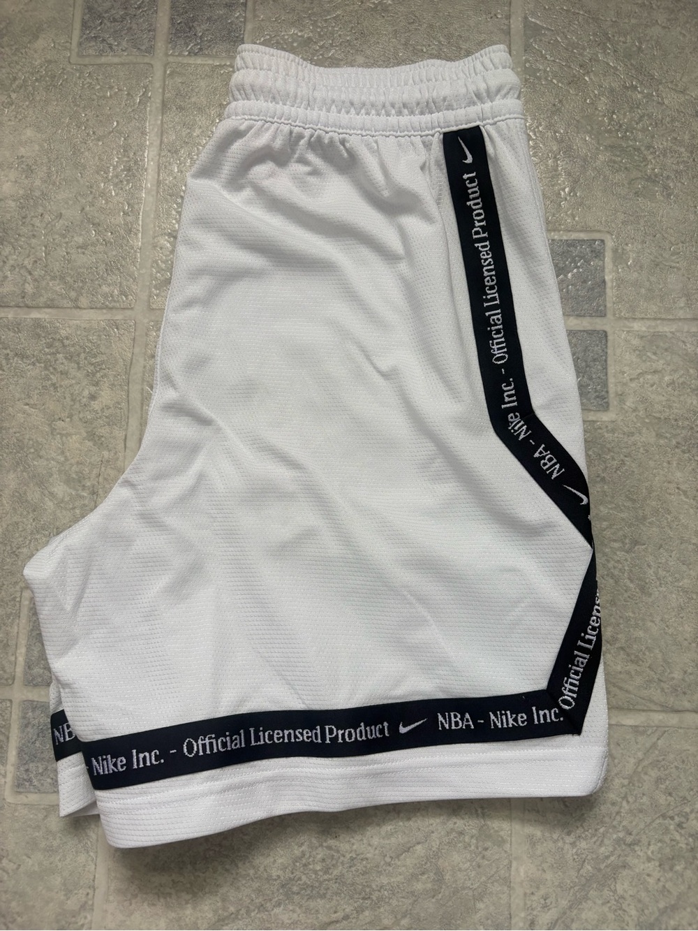 Nike Women's White NBA-Nike Basketball Shorts